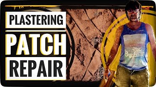 PLASTERING PATCH REPAIR plastering for beginners plastering DIY do it yourself tutorial [upl. by Alair288]