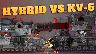 Hybrid vs KV6  Cartoons about tanks [upl. by Maharba]