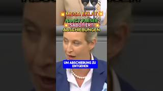 💥ALICE WEIDEL deckt MACHENSCHAFTEN von FAESER auf💥 afd bundestag politik weidel ampel faeser [upl. by Einnoj]