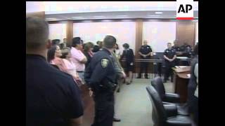 A 19yearold man flew into a rage in a Houston courtroom today after a Harris County jury sentenced [upl. by Ellenig971]