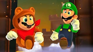 Super Mario 3D Land  All Cutscenes [upl. by Leontine]