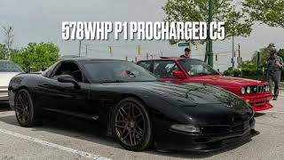 P1 Procharged C5 578whp [upl. by Nimzzaj821]