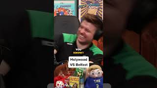 Holywood VS Belfast northernireland ireland podcast belfast belfastcity shorts [upl. by Eadas]