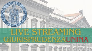 Live Streaming Giurisprudenza Unina [upl. by Clare785]