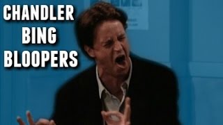 Chandler Bing Funny Bloopers FRIENDS [upl. by Yrkcaz]