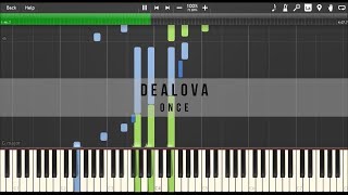 Dealova OST  Once  Dealova Piano Tutorial [upl. by Rachele]