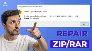 4 Ways How to Repair Corrupted or Damaged ZIP WinRAR Archive Files  Repair Corrupted Archive [upl. by Otina]