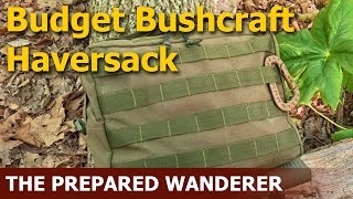 Cheap And Easy Bushcraft Haversack  The Budgetfriendly Way To Get Started [upl. by Moss966]