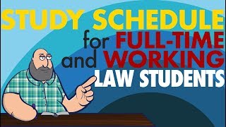 LAW SCHOOL PHILIPPINES Recommended Study Schedule for Full time and Working Law Students [upl. by Okimat225]