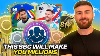 This SBC will make you MILLIONS How to FARM COINS EASILY in EAFC 24 LAZY method [upl. by Tades]