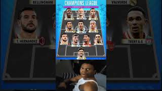 Combined XI 2425 ⭐️🏆football youtube shorts footballedits4k footbaledits [upl. by Nuaj]