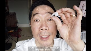 Why do I taste my eye drops How to prevent systemic absorption of eye drops [upl. by Renraw]