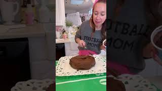 EASY SUPER BOWL CAKE How To SHANNON’S SUPER BOWL diy momhack familyfun trending [upl. by Serdna131]