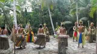 Yap Island Micronesia Bamboo Stick Dancing [upl. by Assil]