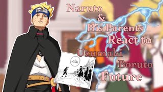 Naruto amp His parents React To Otsutsuki Boruto🔥  BorutoTwoBlueVortex  GachaClub  DazaiBoard [upl. by Zulaledairam423]