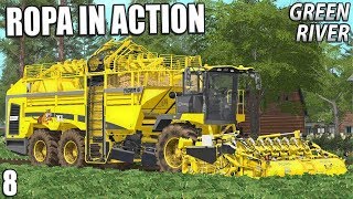 ROPA IN ACTION  Farming Simulator 17  GreenRiver  Episode 8 [upl. by Arhsub]