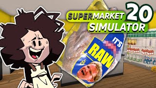 Dan sings his beautiful song  Supermarket Simulator 20 [upl. by Yenalem]