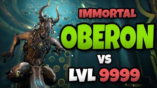 Oberon Immortal Build Defying Death at Level 9999 Warframe [upl. by Retsel]