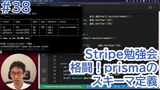 Stripe勉強会 38 格闘！prismaのスキーマ定義！！ [upl. by Peursem]