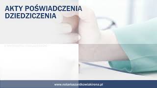 Notariusz akty notarialne sporządzanie poświadczeń Poznań Antkowiak Irena Kancelaria notarialna [upl. by Oscar707]