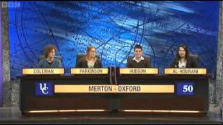 Best University Challenge Question EVER [upl. by Franek564]