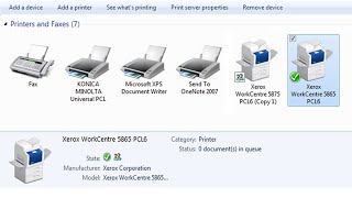 How to use xerox 589058655855 as printer how to connect xerox machine with computer [upl. by Llessur]