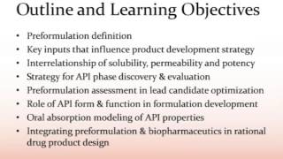 AAPS PF 101 1 Introduction Preformulation and Biopharmaceutical Considerations in Drug Product [upl. by Engapmahc352]