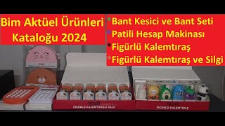 Bim aktüel Ürünleri Kataloğu 2024 Bant KesiciHesap MakinasıFigürlü Kalemtıraş Kırtasiye ürünleri [upl. by Anitsim791]