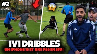 Qui est le meilleur DRIBBLEUR 2 avec 3 joueurs PROS  iPhone 15 et PS5 à gagner [upl. by Morten]