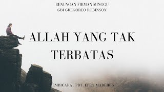 Ibadah Online  Minggu  24 MARET 2024 Tema ALLAH YANG TAK TERBATAS [upl. by Siugram]