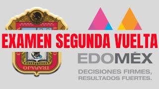 SEGUNDA VUELTA EXAMEN 103 MUNICIPIOS [upl. by Selrahcnhoj]