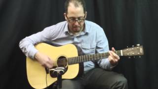 Acoustic Music Works Guitar Demo  Merrill C18 Martin D18 Style Dreadnought [upl. by Llednik]