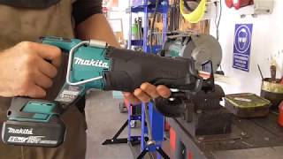 Makita DJR187z Metal Saw Test [upl. by Theurich]