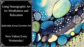 How to Create Abstract Art Using Watercolors  Intuitive Neurographic Art [upl. by Nohj]