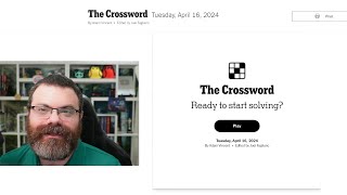 Beginner crossword solver  NYT Tuesday Crossword April 16 2024 [upl. by Undis839]