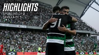 Resumo  PréÉpoca Sporting CP 21 Sevilla FC [upl. by Dupin]