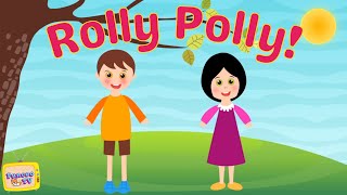 Roly Roly Poly Roly  Nursery Rhymes For Children  Body Movement for Children  Funcoo TV [upl. by Glick]