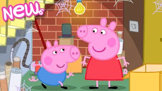 Peppa Pig Tales 🧹The Secret Room Under The Stairs 🕸️ BRAND NEW Peppa Pig Episodes [upl. by Yramliw]