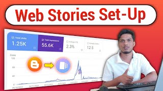 BLOGGER Web Stories Setup 2024  How to make Blogger Web Stories [upl. by Leftwich]