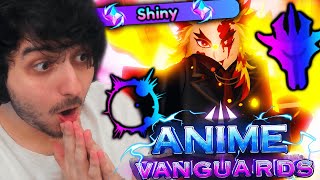 I Spent 50 HOURS for SHINY Rengoku in Anime Vanguards Roblox [upl. by Deste504]