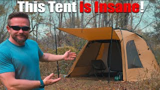 The Most IMPRESSIVE Hot Tent That I Have Seen Yet  NatureHike Dune Tent [upl. by Dennett]