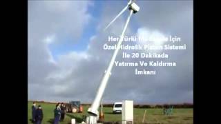 Permosan AŞ 30 kW Rüzgar Türbini İTÜ Enerji Enstitüsü [upl. by Stockton]