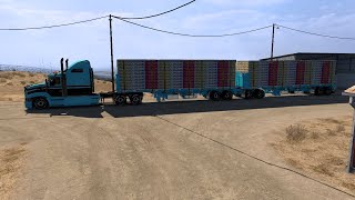 Kenworth t660  Transportamos pollos  Mapa Mexico  ats 150 [upl. by Ibbor]