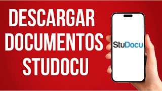 Como Descargar Documentos De Studocu Paso A Paso [upl. by Amaso]