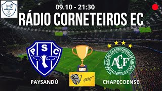 RÁDIO CORNETEIROS EC  PAYSANDÚ X CHAPECOENSE  SÉRIE B 2024 [upl. by Tawsha]