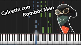 Calcetín con Rombos Man  31 Minutos  Piano Tutorial [upl. by Jerrilee]