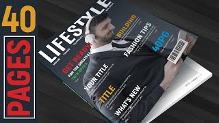 How to Create Magazine Layout Design in InDesign CC [upl. by Einnaf903]