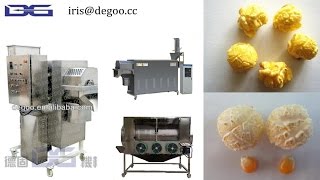 60100kgh Cretors caramel popcorn production line from Jinan DG machinery coltd [upl. by Ahidam133]