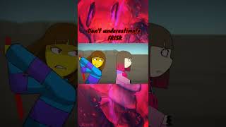 Glitchtale epic moment Part 1 glitchtale frisk edit viral [upl. by Arol]