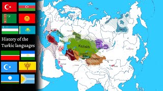 History of the Turkic languages Timeline [upl. by Darcey]